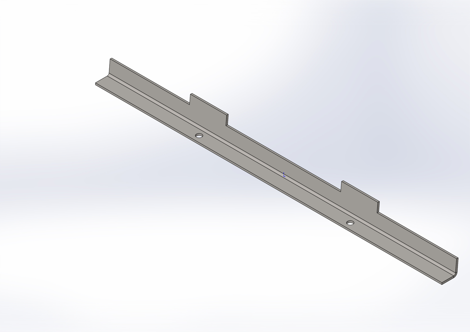 Slide angle 25x25x3mm f/slide